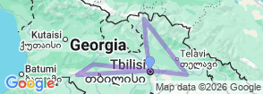 Tour route map