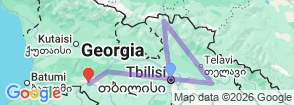 Tour route map
