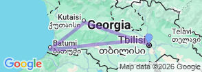 Tour route map