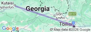 Tour route map