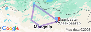 Tour route map