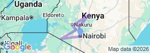 Tour route map