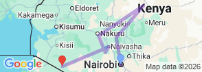 Tour route map
