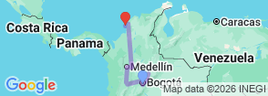 Tour route map