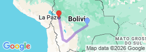 Tour route map