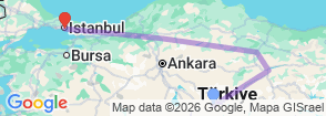 Tour route map