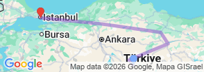 Tour route map