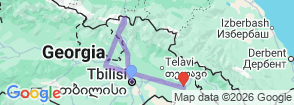 Tour route map