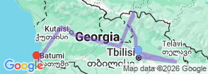 Tour route map