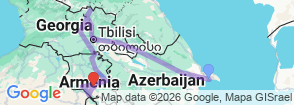 Tour route map