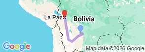 Tour route map