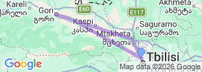 Tour route map