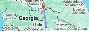 Tour route map