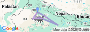 Tour route map