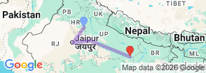 Tour route map