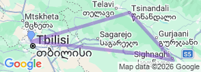 Tour route map