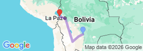Tour route map