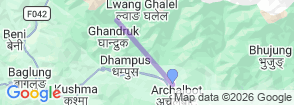 Tour route map