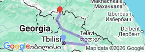 Tour route map