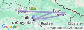 Tour route map