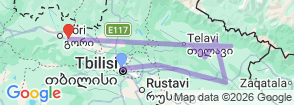 Tour route map