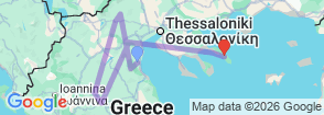 Tour route map