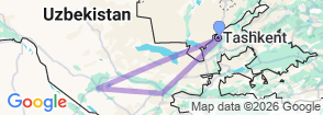 Tour route map