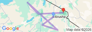 Tour route map