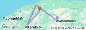 Tour route map