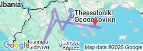 Tour route map