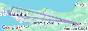 Tour route map