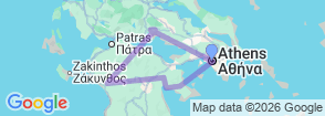 Tour route map