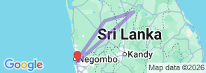 Tour route map
