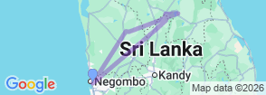 Tour route map
