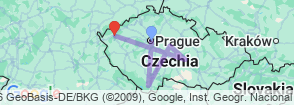 Tour route map