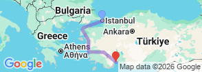 Tour route map