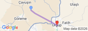 Tour route map