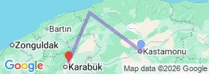 Tour route map