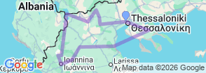 Tour route map