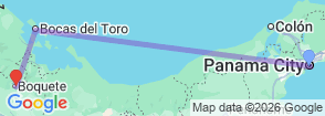 Tour route map