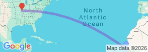 Tour route map