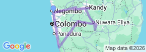 Tour route map