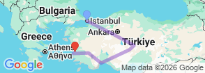 Tour route map