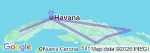 Tour route map