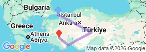 Tour route map