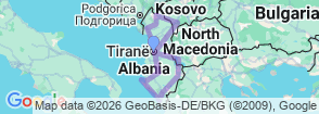 Tour route map