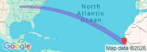 Tour route map