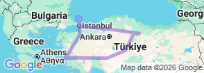 Tour route map