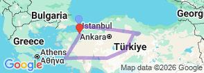 Tour route map