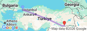 Tour route map